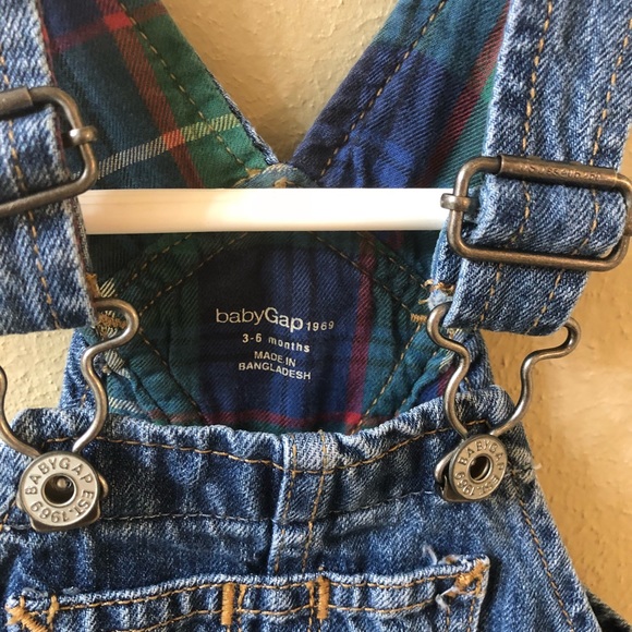 Like new Baby Gap blue jean overall. - Picture 3 of 5